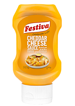 Cheddar Cheese Sauce - 315g Top-Down