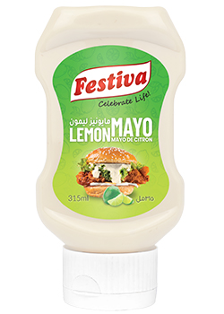 Flavored Mayonnaise - Lemon Mayo 315ml Top-down