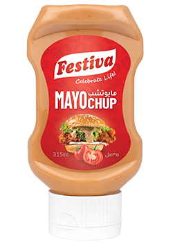 Flavored Mayonnaise - Mayochup 315ml Top-down