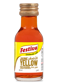 Essence & Colour - Food Colouring Yellow 28ml Glass
